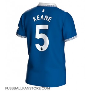 Everton Michael Keane #5 Replik Heimtrikot 2023-24 Kurzarm